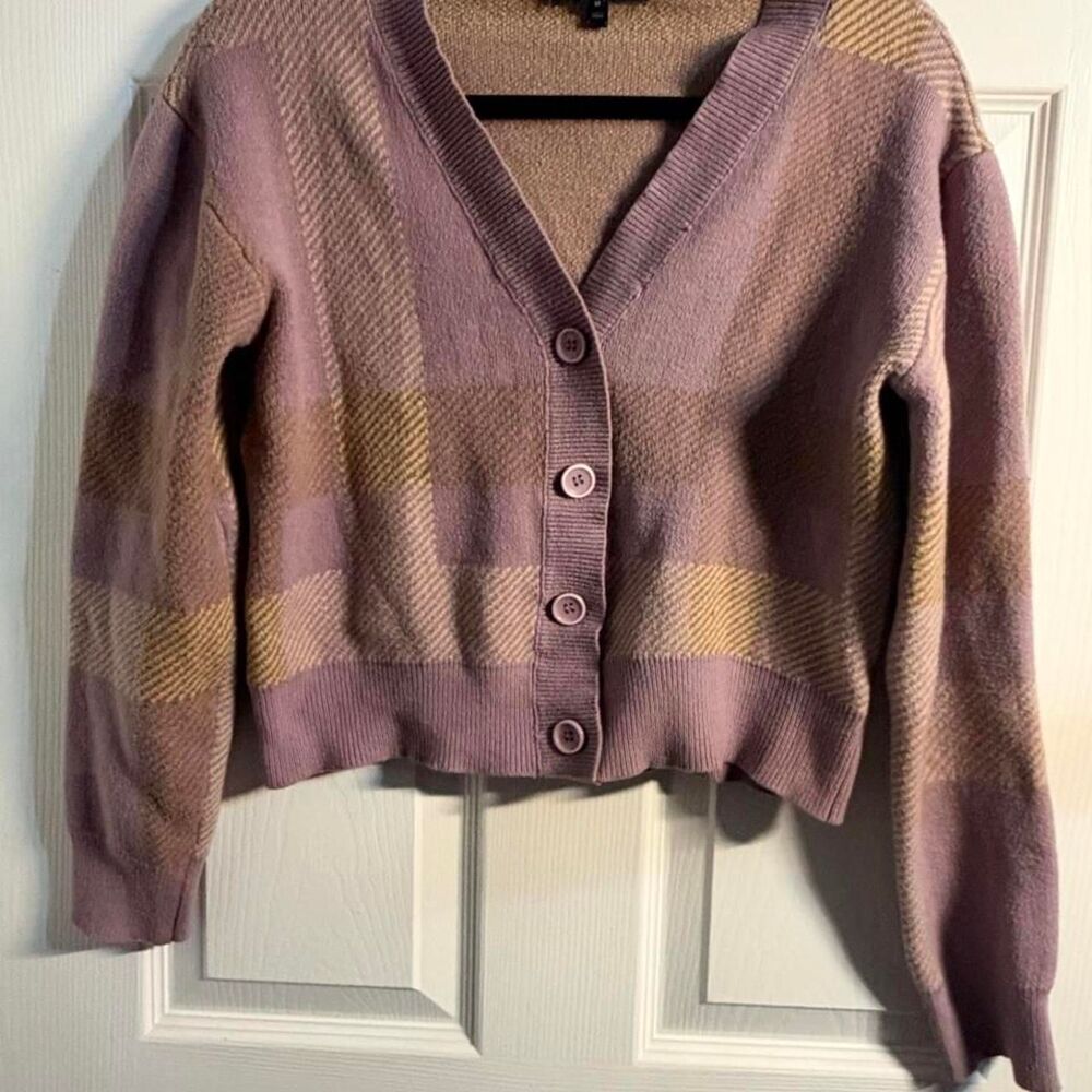 Women's Purple and Pink Jumper